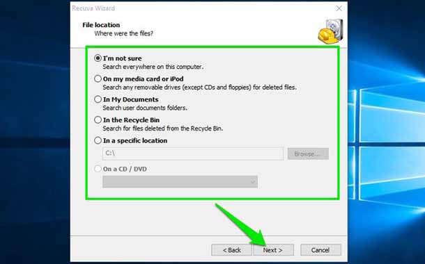 Как восстановить удаленные файлы в Windows 10.