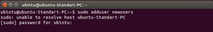 как добавить нового пользователя linux ubuntu