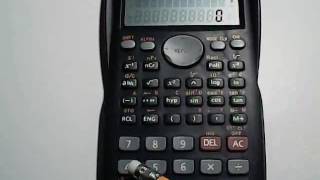 Научный калькулятор JOINUS JS-82MS-A (клон CASIO fx-82MS) - обзор. Часть 2. Основные функции
