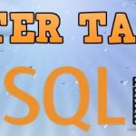 SQL ALTER TABLE — sql запрос на модификацию таблицы базы данных